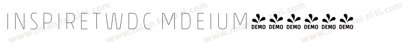 InspireTWDC Mdeium字体转换